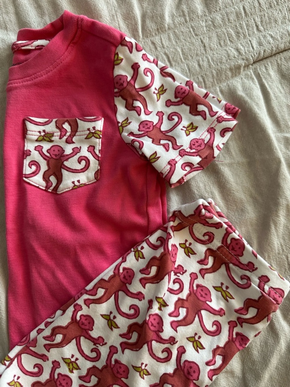 Roberta Roller Rabbit Monkey Pajama Set